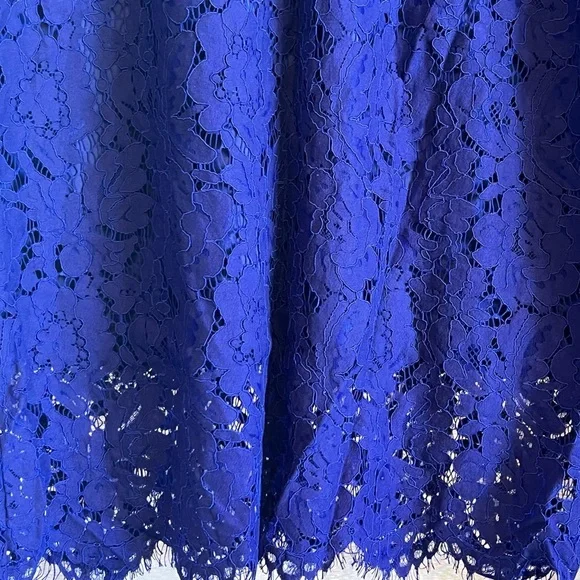 NWT l Beautiful Merokeety Vibrant Blue Lace Dress! XL - Picture 10 of 10